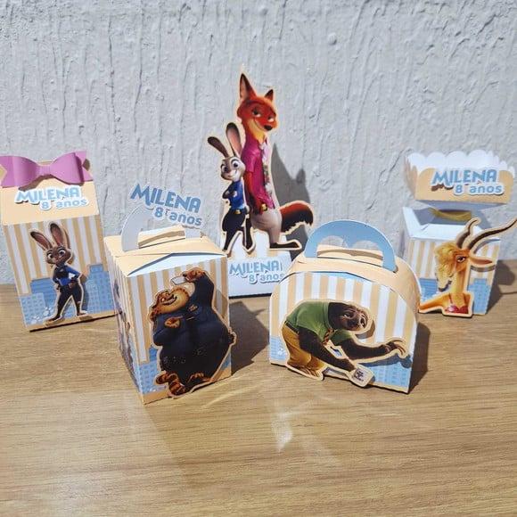 Kit Zootopia 2 - 50 Itens