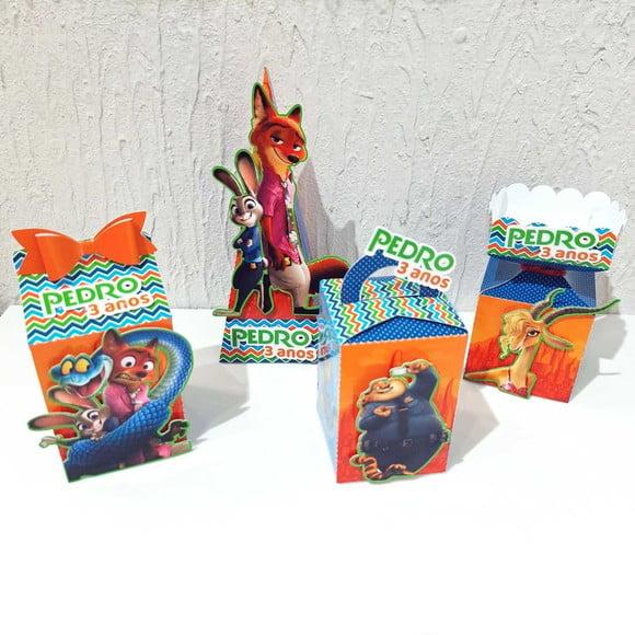 Kit Zootopia 2 - 40 Itens