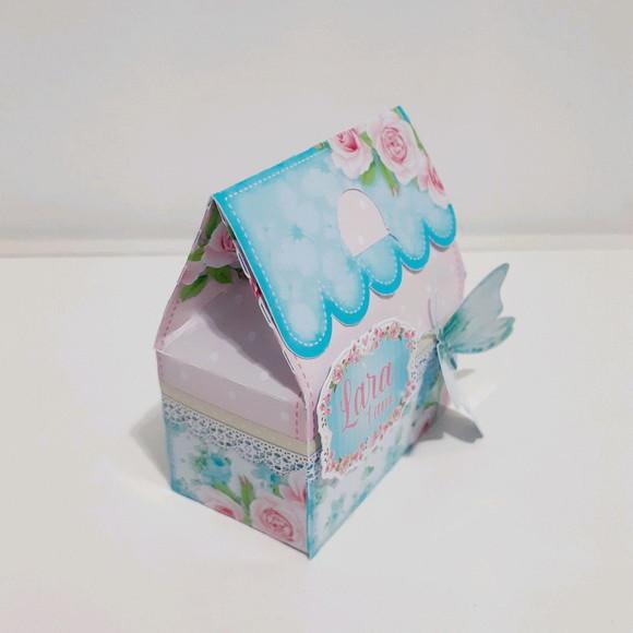 Mini Sacolinha - Jardim das Borboletas Aquarela