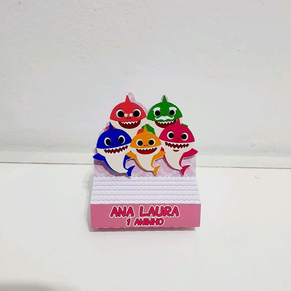 Porta Bis Duplo - Baby Shark Rosa