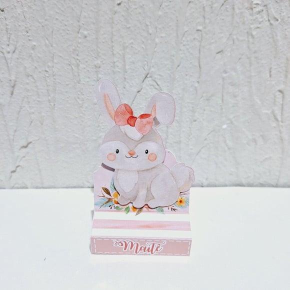 Porta Bis Duplo - Bosque Aquarela Rosa