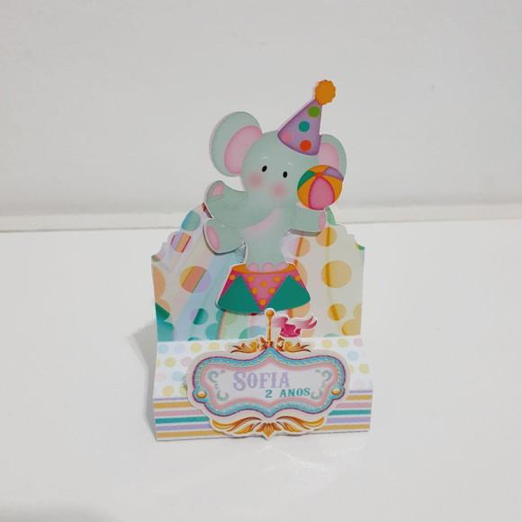Porta Bis Duplo - Circo Rosa
