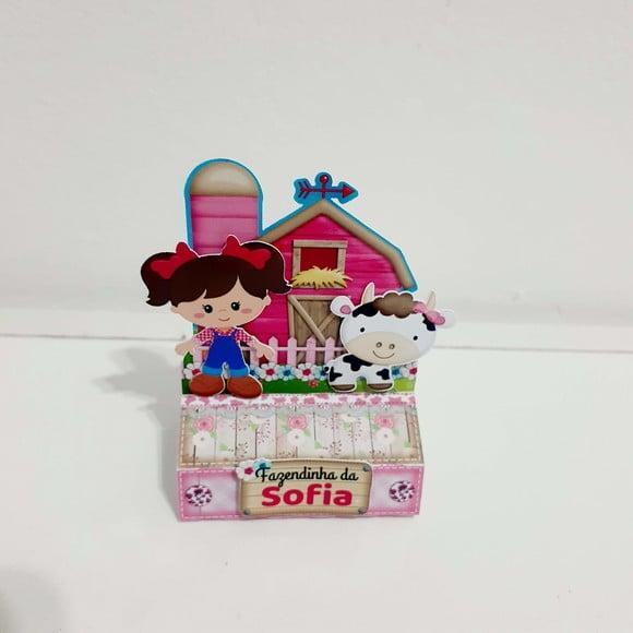 Porta Bis Duplo - Fazendinha Menina