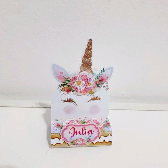 Porta Bis Duplo - Unicórnio Dourado