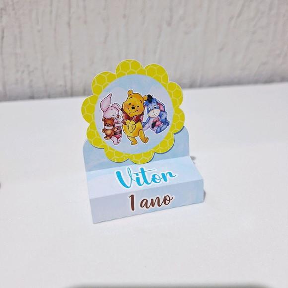 Porta Bis Duplo - Ursinho Pooh Aquarela
