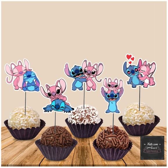 Tag para Docinho - Stitch e Angel