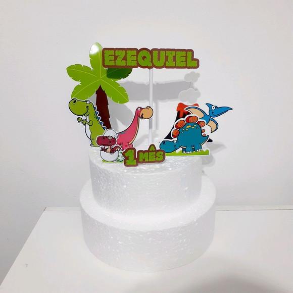 Topo de Bolo - Dinossauro Baby