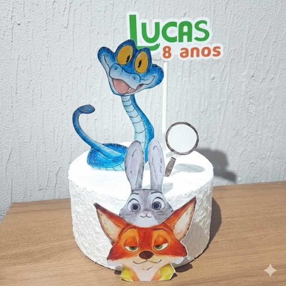 Topo de Bolo - Zootopia 2