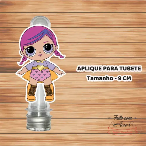 Aplique pra Tubete - Lol Surprise