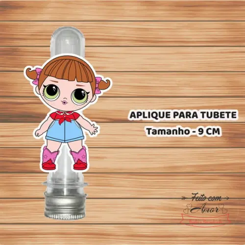 Aplique pra Tubete - Lol Surprise