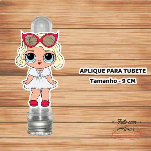 Aplique pra Tubete - Lol Surprise