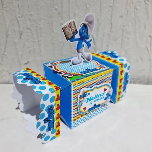 Caixa Bala - os Smurfs