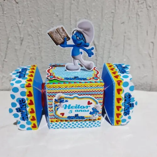 Caixa Bala - os Smurfs
