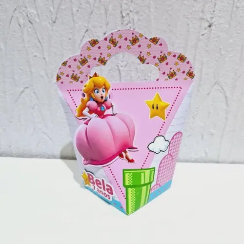 Caixa Bolsinha - Princesa Peach
