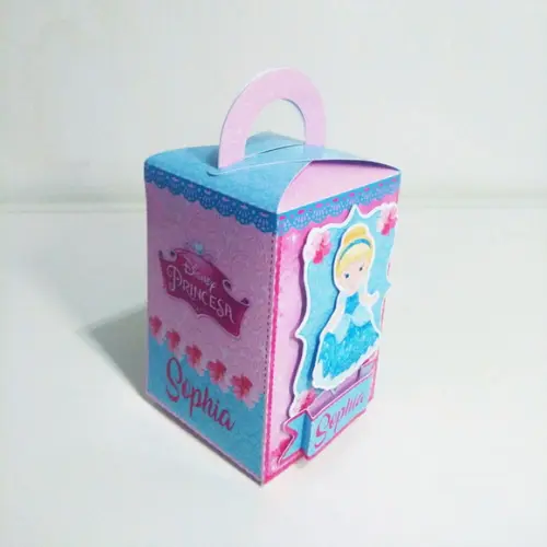 Caixa Bolsinha - Princesas Cute