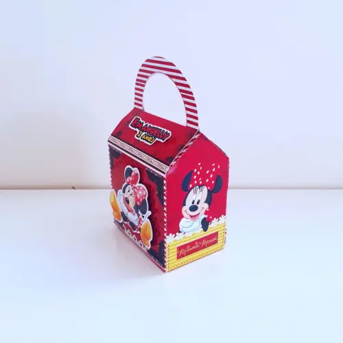 Caixa Bolsinha - Minnie Vermelha