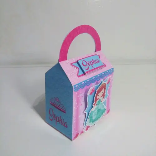 Caixa Bolsinha - Princesas Cute
