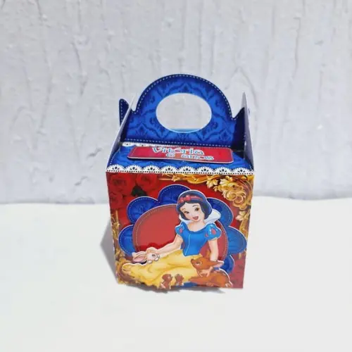 Caixa com Alça - Branca de Neve