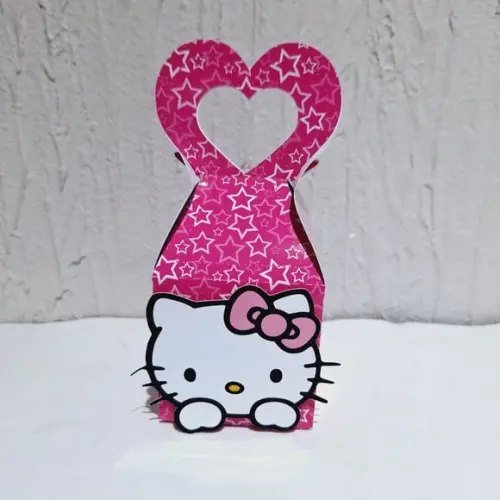 Caixa com Alça - Hello Kitty Pink