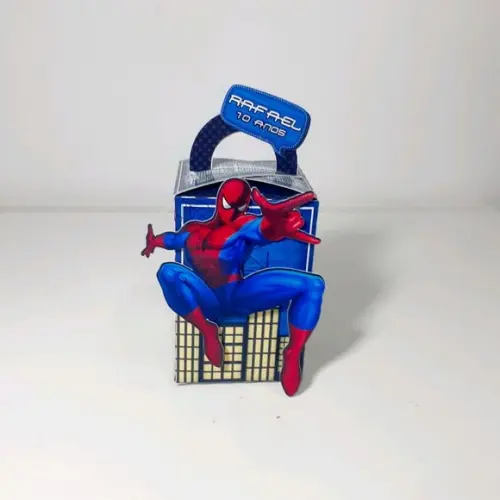 Caixa com Alça - Homem Aranha