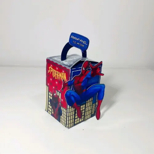 Caixa com Alça - Homem Aranha