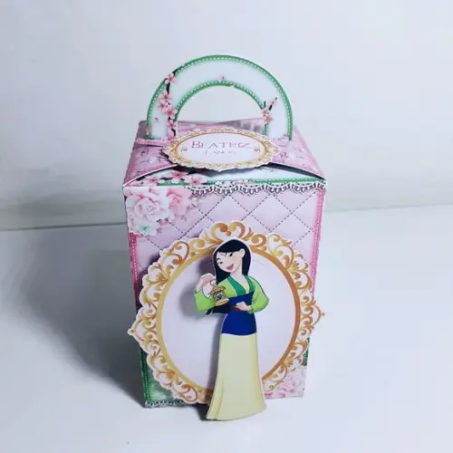 Caixa com Alça - Mulan