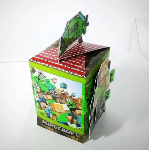 Caixa com Alça - Minecraft
