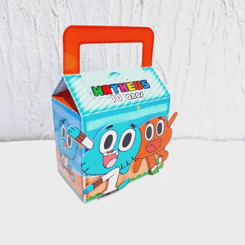 Caixa com Alça - o Incrivel Mundo de Gumball