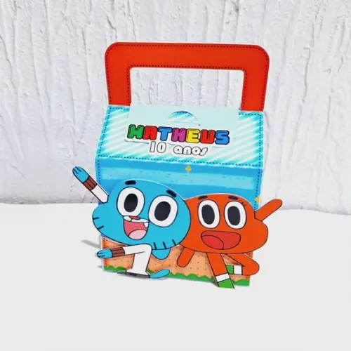 Caixa com Alça - o Incrivel Mundo de Gumball