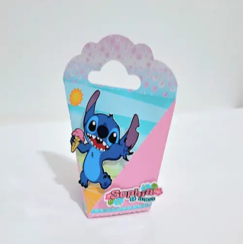 Caixa com Alça - Stitch e Angel