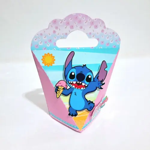 Caixa com Alça - Stitch e Angel