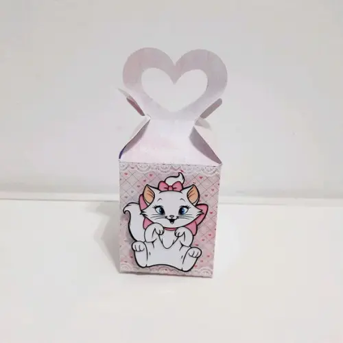 Caixa com Coração - Gatinha Marie