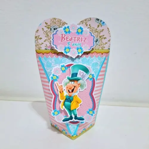 Caixa Coração - Alice no País das Maravilhas