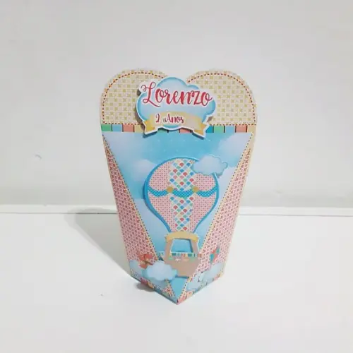Caixa Coração - Balão, Pipa e Catavento