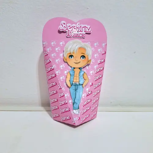 Caixa Coração - Barbie - o Filme- Cute