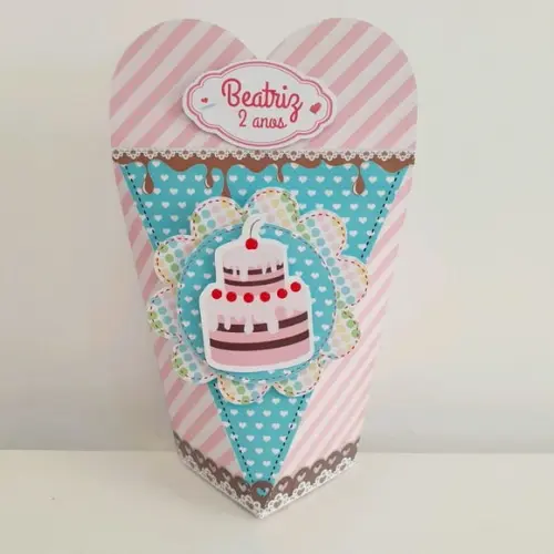 Caixa Coração - Confeitaria