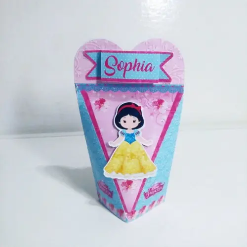 Caixa Coração - Princesas Cute