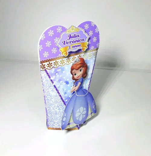 Caixa Coração - Princesinha Sofia