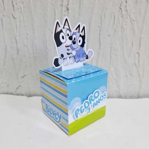 Caixa Cubo - Bluey