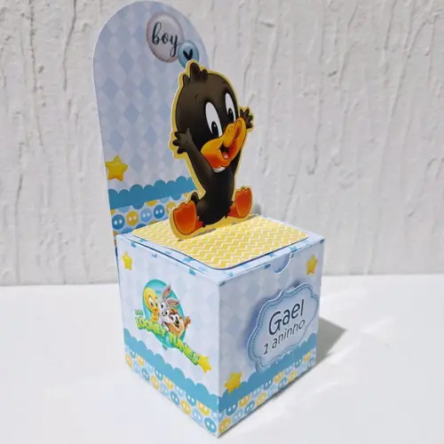 Caixa Cubo - Cenário - Looney Tunes Baby