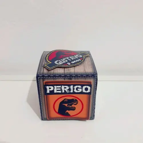 Caixa Cubo - Jurassic Park