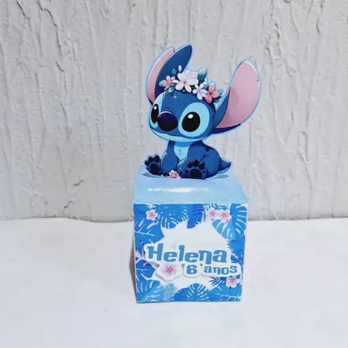 Caixa Cubo - Stitch