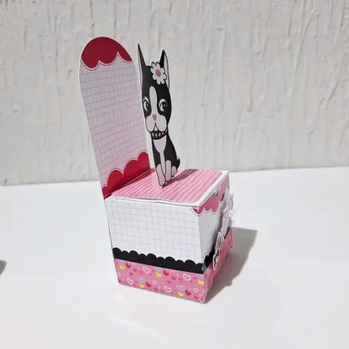 Caixa Cubo / Cenário - Rebecca Bonbon