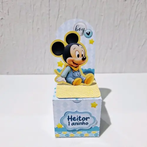 Caixa Cubo/ Cenário - Mickey Baby