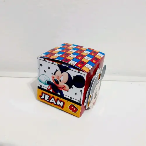 Caixa Cubo- Mickey