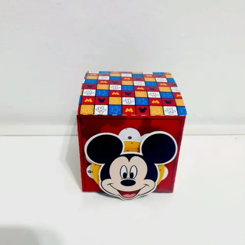 Caixa Cubo- Mickey