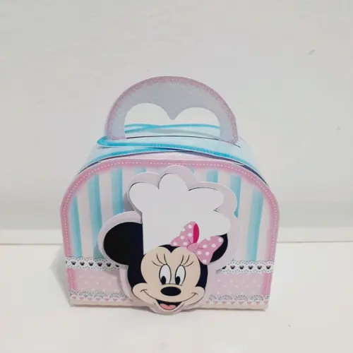 Caixa Maletinha - Minnie Confeiteira