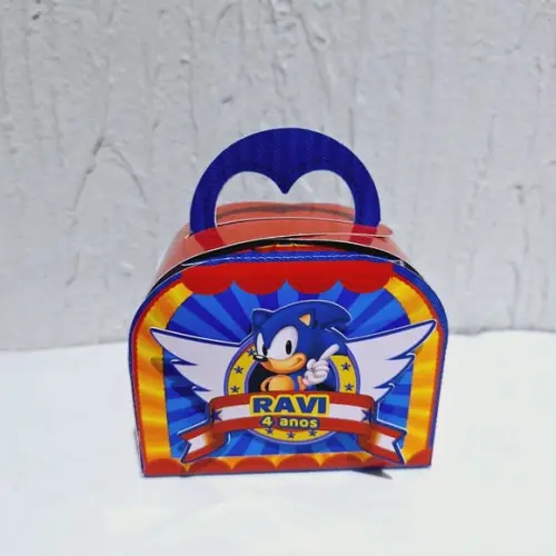 Caixa Maletinha - Sonic