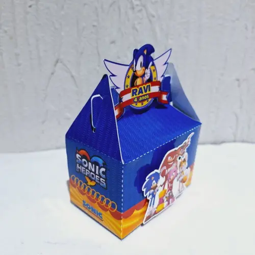 Caixa Maletinha - Sonic