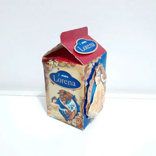 Caixa Milk - a Bela e a Fera